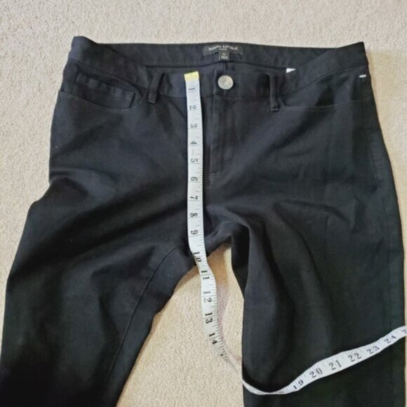 Banana Republic Sloan Black Slim Stretch Ankle Jeans 10 - Picture 6 of 8